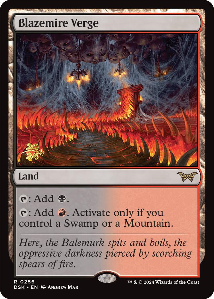 Blazemire Verge [Duskmourn: House of Horror Prerelease Promos] | Gamers Paradise