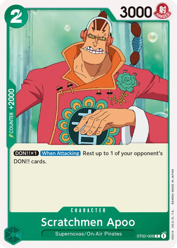 Scratchmen Apoo [Starter Deck: Worst Generation] | Gamers Paradise