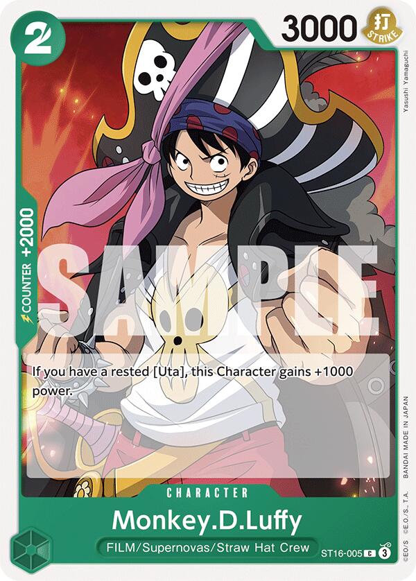 Monkey.D.Luffy [Starter Deck: GREEN Uta] | Gamers Paradise