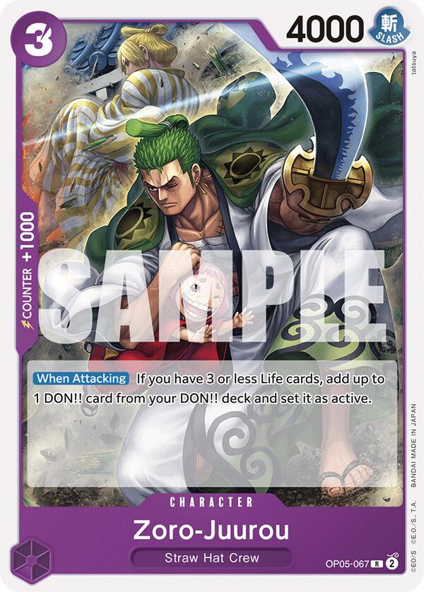 Zoro-Juurou [Starter Deck: PURPLE Monkey.D.Luffy] | Gamers Paradise