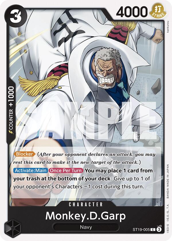 Monkey.D.Garp [Starter Deck: BLACK Smoker] | Gamers Paradise