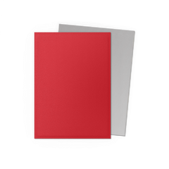 Dragon Shield: Standard 100ct Sleeves - Crimson & Silver (Dual Matte) | Gamers Paradise