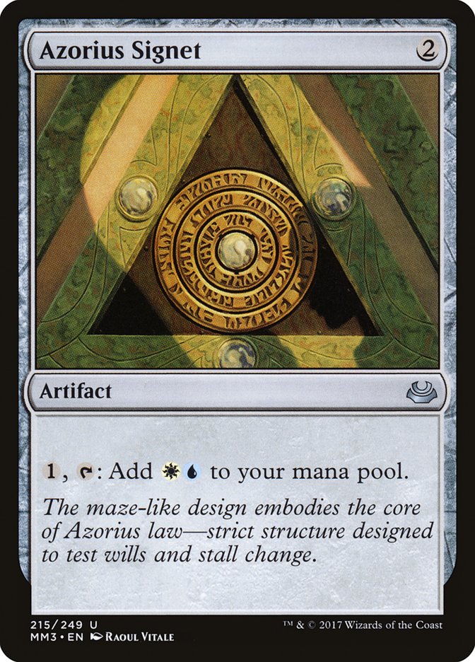 Azorius Signet [Modern Masters 2017] | Gamers Paradise