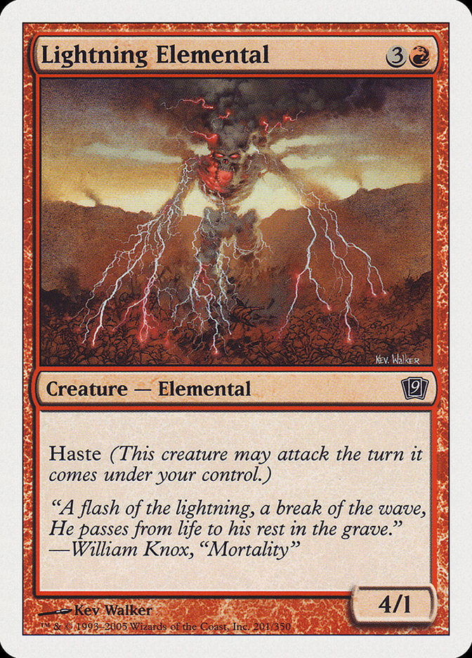 Lightning Elemental [Ninth Edition] | Gamers Paradise