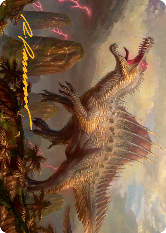 Etali, Primal Conqueror Art Card (Gold-Stamped Signature) [March of the Machine Art Series] | Gamers Paradise
