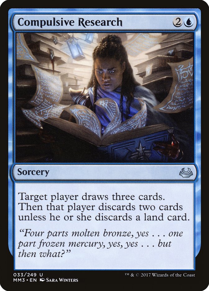 Compulsive Research [Modern Masters 2017] | Gamers Paradise