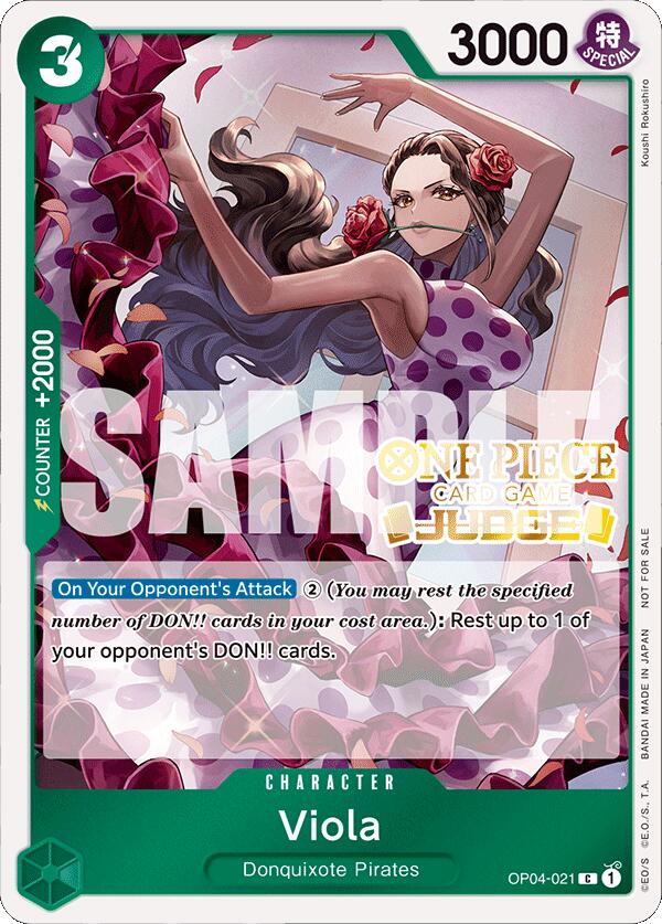 Viola (Judge Pack Vol. 4) [One Piece Promotion Cards] | Gamers Paradise