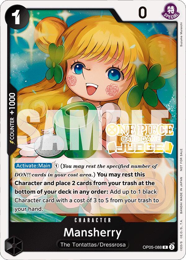 Mansherry (Judge Pack Vol. 4) [One Piece Promotion Cards] | Gamers Paradise