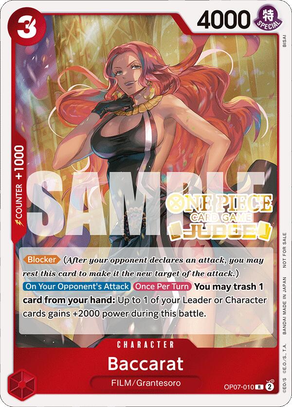 Baccarat (Judge Pack Vol. 4) [One Piece Promotion Cards] | Gamers Paradise