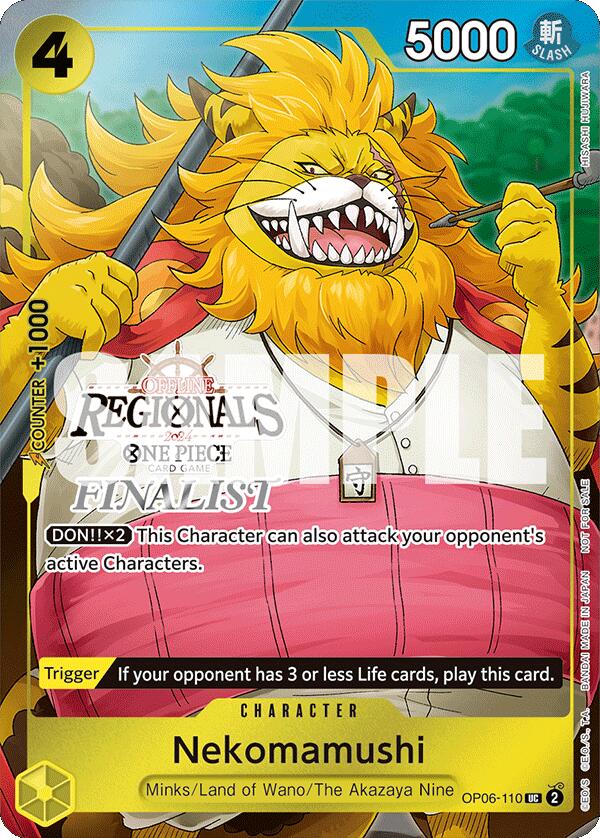 Nekomamushi (Offline Regional 2024 Vol. 3) [Finalist] [One Piece Promotion Cards] | Gamers Paradise