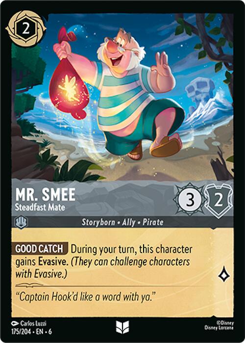 Mr. Smee - Steadfast Mate (175/204) [Azurite Sea] | Gamers Paradise