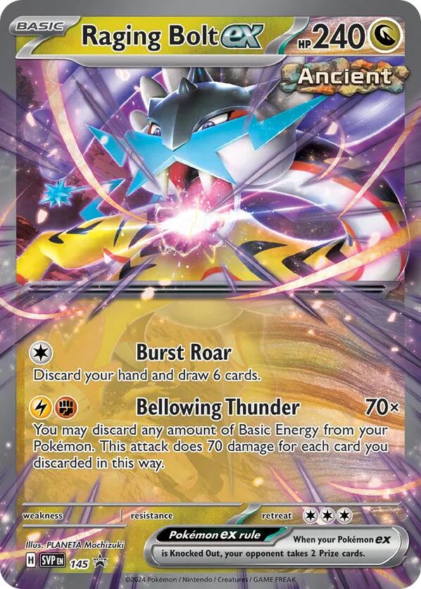 Raging Bolt ex (145) [Scarlet & Violet Promo Cards] | Gamers Paradise