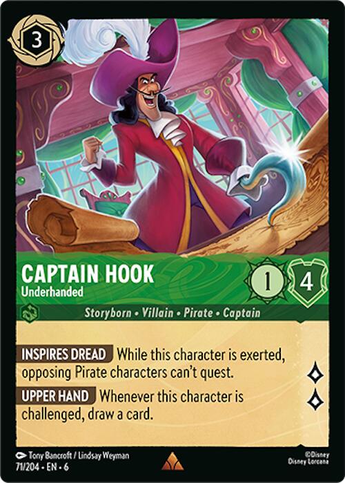 Captain Hook - Underhanded (71/204) [Azurite Sea] | Gamers Paradise