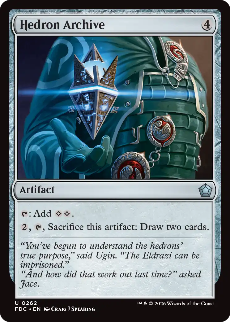 Hedron Archive [Foundations Commander] | Gamers Paradise