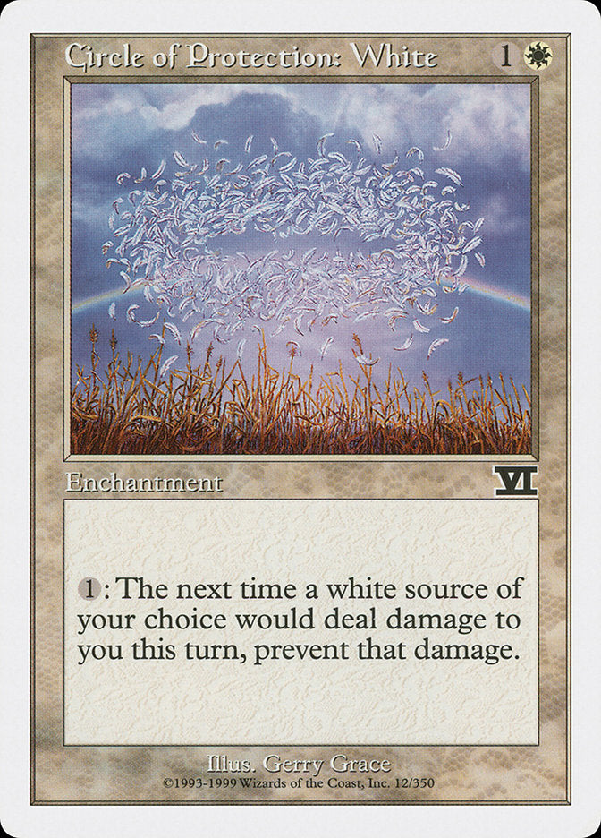 Circle of Protection: White [Classic Sixth Edition] | Gamers Paradise