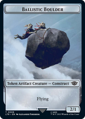 Ballistic Boulder // Food Token (10) Double-Sided Token [The Lord of the Rings: Tales of Middle-Earth Tokens] | Gamers Paradise