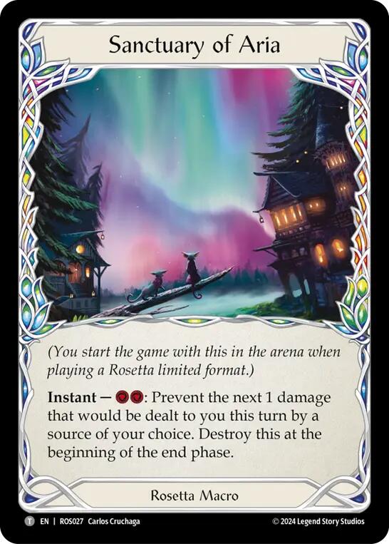 Sanctuary of Aria // Verdance, Thorn of the Rose (Top Center) [ROSPZL11] (Rosetta) | Gamers Paradise