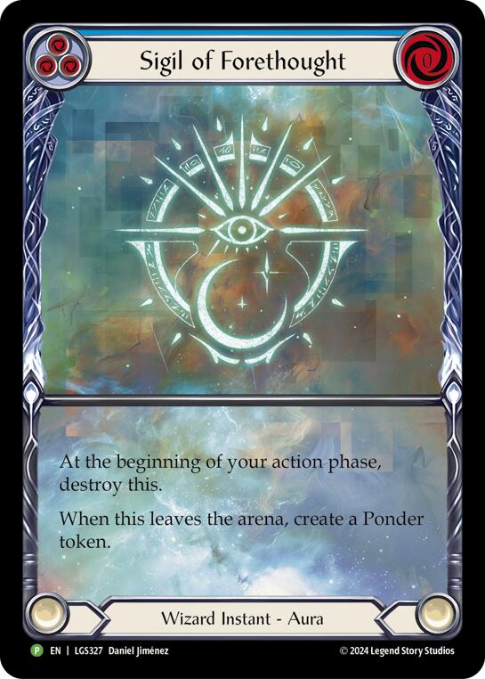 Sigil of Forethought (Extended Art) - LGS327 [LGS327] (Promo)  Rainbow Foil | Gamers Paradise