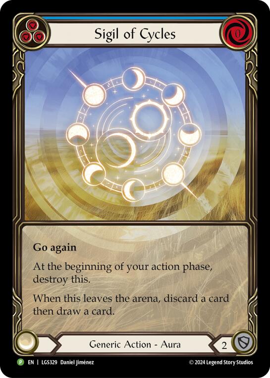 Sigil of Cycles (Extended Art) [LGS329] (Promo)  Rainbow Foil | Gamers Paradise