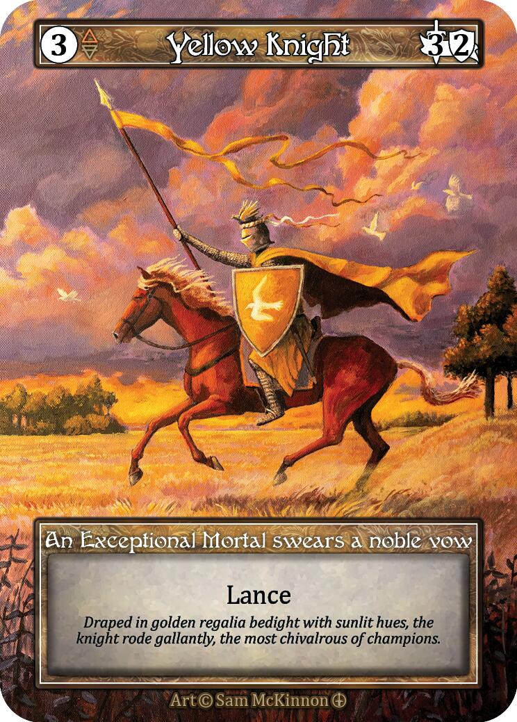 Yellow Knight (Foil) [Arthurian Legends] | Gamers Paradise