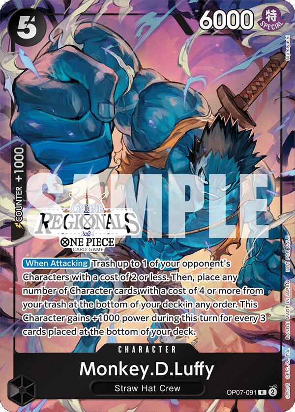 Monkey.D.Luffy (Online Regional 2024 Vol. 3) [One Piece Promotion Cards] | Gamers Paradise