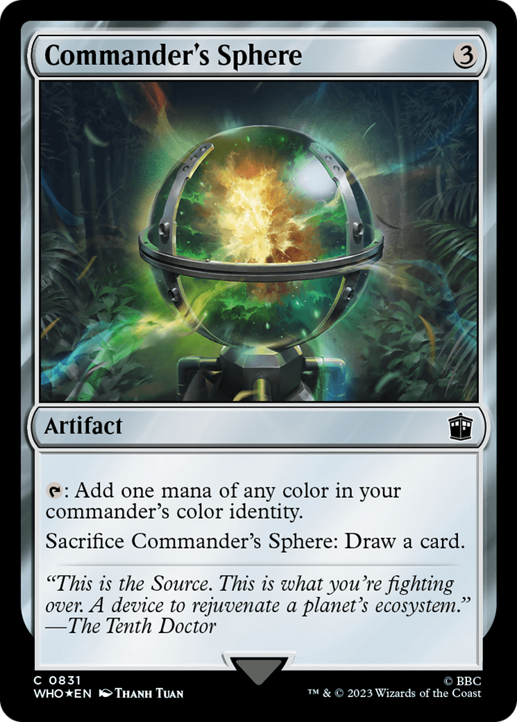 Commander's Sphere (Surge Foil) [Doctor Who] | Gamers Paradise