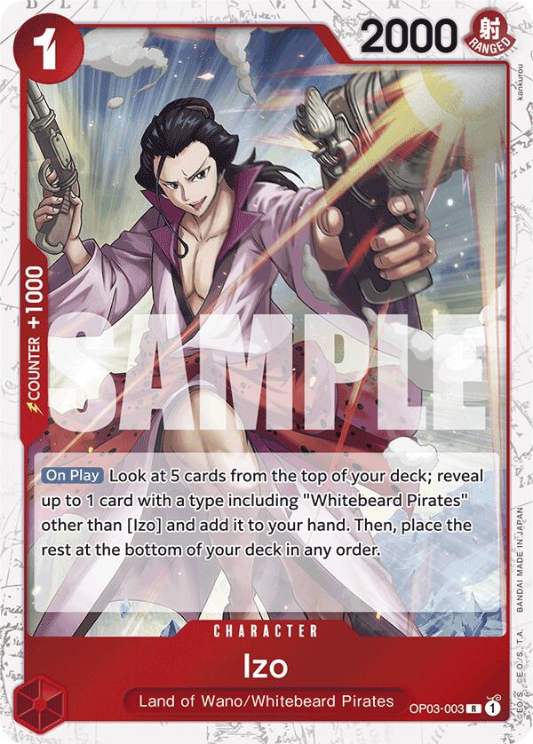 Izo (OP03-003) (Jolly Roger Foil) [Premium Booster -The Best-] | Gamers Paradise