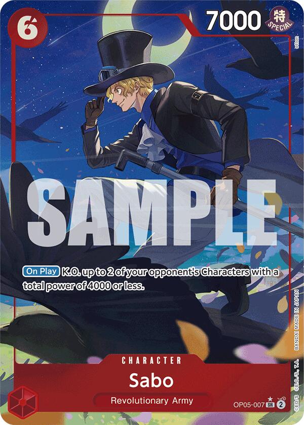 Sabo (OP05-007) (Alternate Art) [Premium Booster -The Best-] | Gamers Paradise