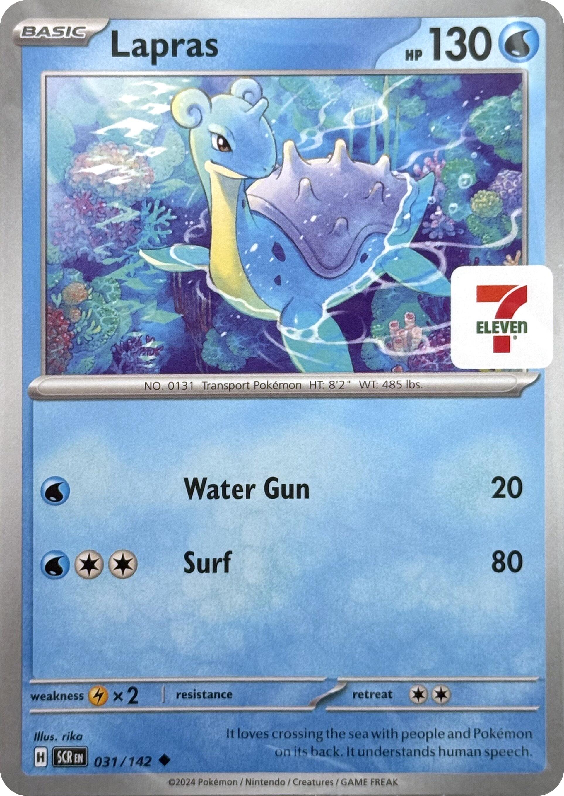 Lapras (031/142) (7-Eleven Promo) [Miscellaneous Cards] | Gamers Paradise