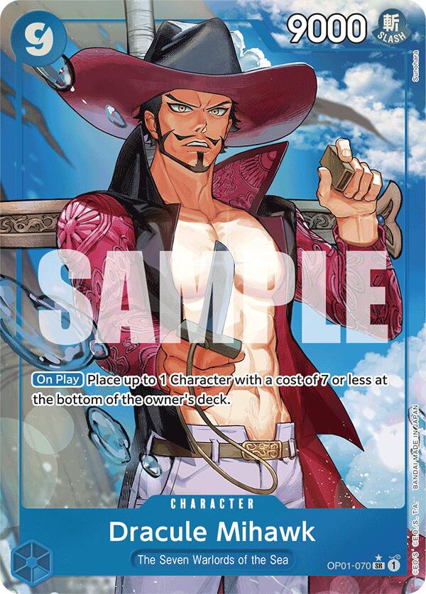 Dracule Mihawk (OP01-070) (Alternate Art) [Premium Booster -The Best-] | Gamers Paradise