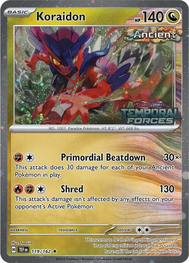 Koraidon (119/162) (European Promo) [Miscellaneous Cards] | Gamers Paradise