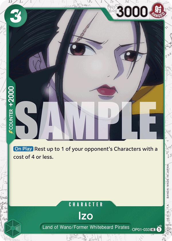 Izo (OP01-033) (Jolly Roger Foil) [Premium Booster -The Best-] | Gamers Paradise