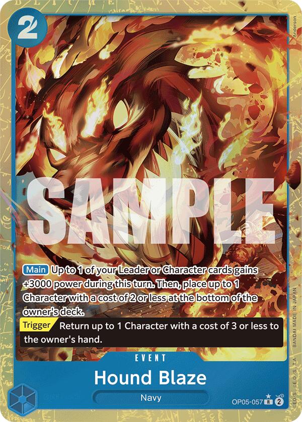 Hound Blaze (Alternate Art) [Premium Booster -The Best-] | Gamers Paradise