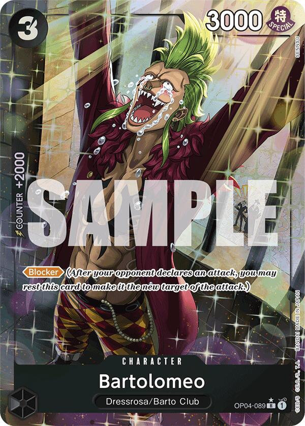 Bartolomeo (OP04-089) (Alternate Art) [Premium Booster -The Best-] | Gamers Paradise