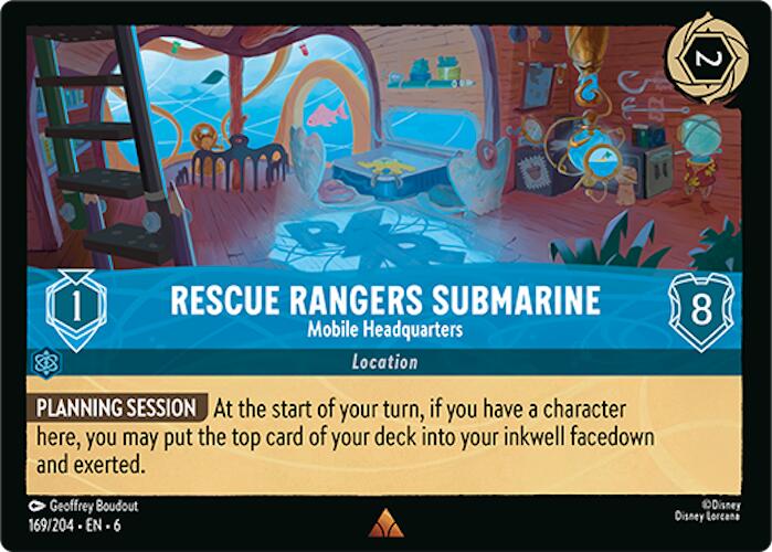Rescue Rangers Submarine - Mobile Headquarters (169/204) [Azurite Sea] | Gamers Paradise