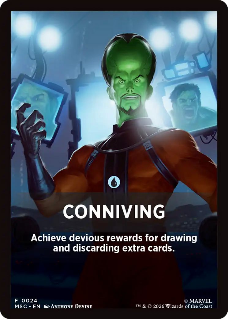 Conniving Theme Card [Marvel Super Heroes Commander] | Gamers Paradise