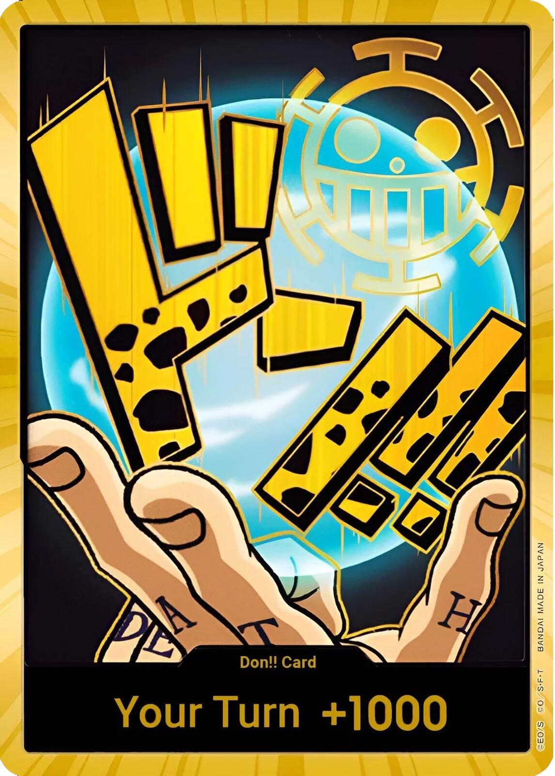 DON!! Card (Trafalgar Law) (Gold) [Premium Booster -The Best-] | Gamers Paradise