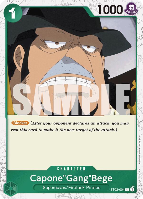 Capone"Gang"Bege (ST02-004) (Jolly Roger Foil) [Premium Booster -The Best-] | Gamers Paradise