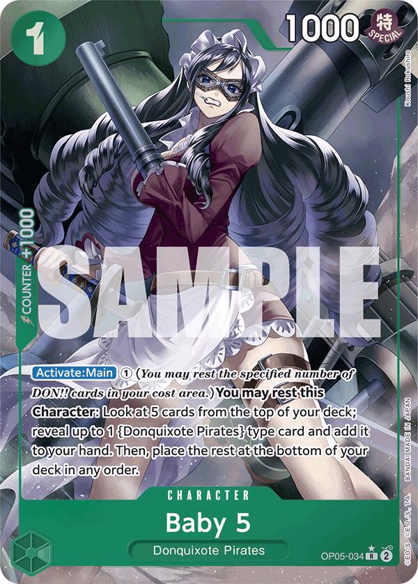 Baby 5 (OP05-034) (Full Art) [Premium Booster -The Best-] | Gamers Paradise