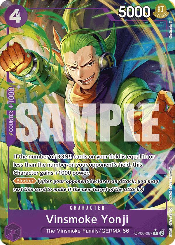 Vinsmoke Yonji (OP06-067) (Alternate Art) [Premium Booster -The Best-] | Gamers Paradise