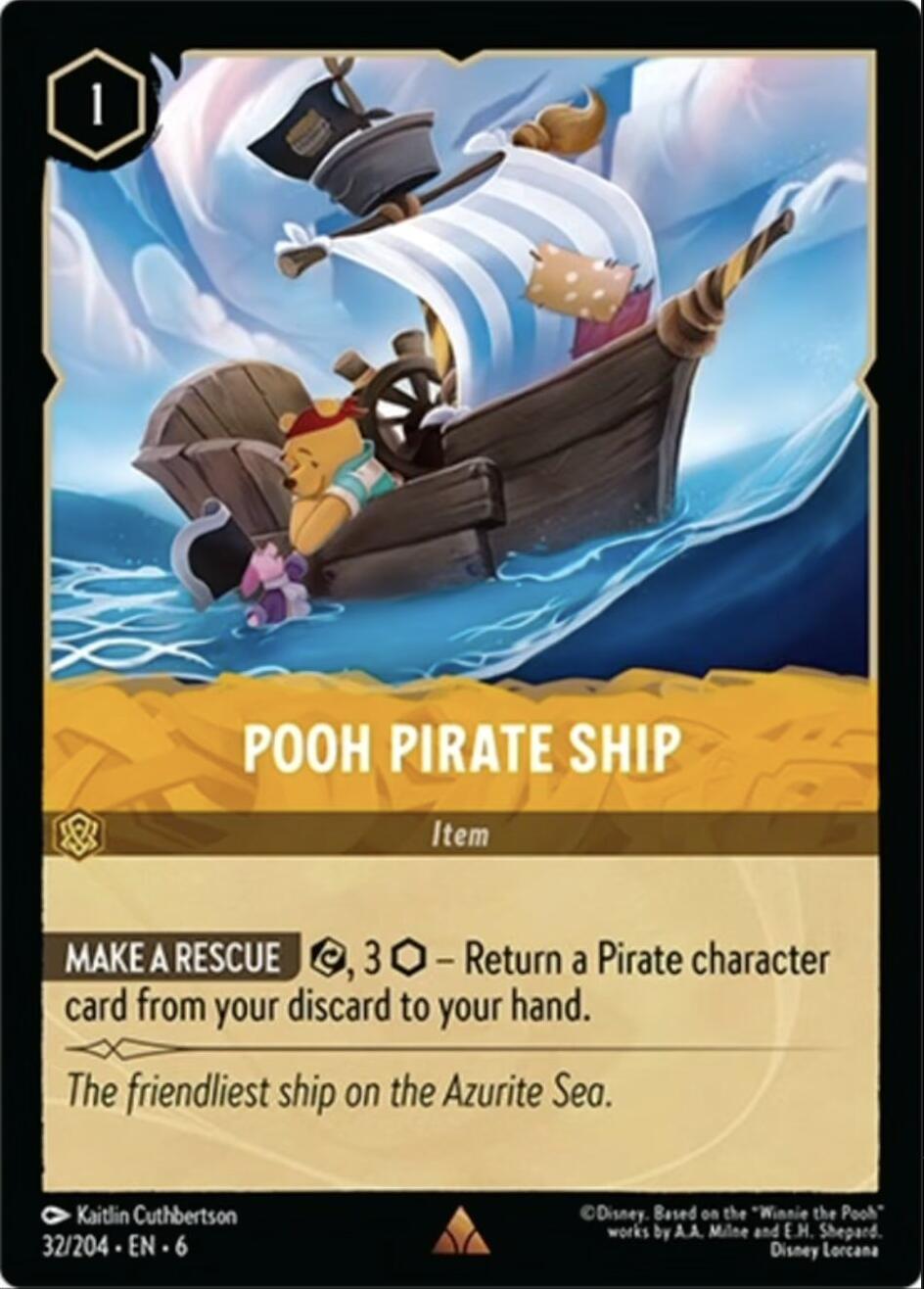 Pooh Pirate Ship (32/204) [Azurite Sea] | Gamers Paradise
