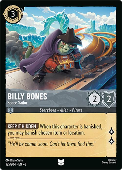 Billy Bones - Space Sailor (185/204) [Azurite Sea] | Gamers Paradise