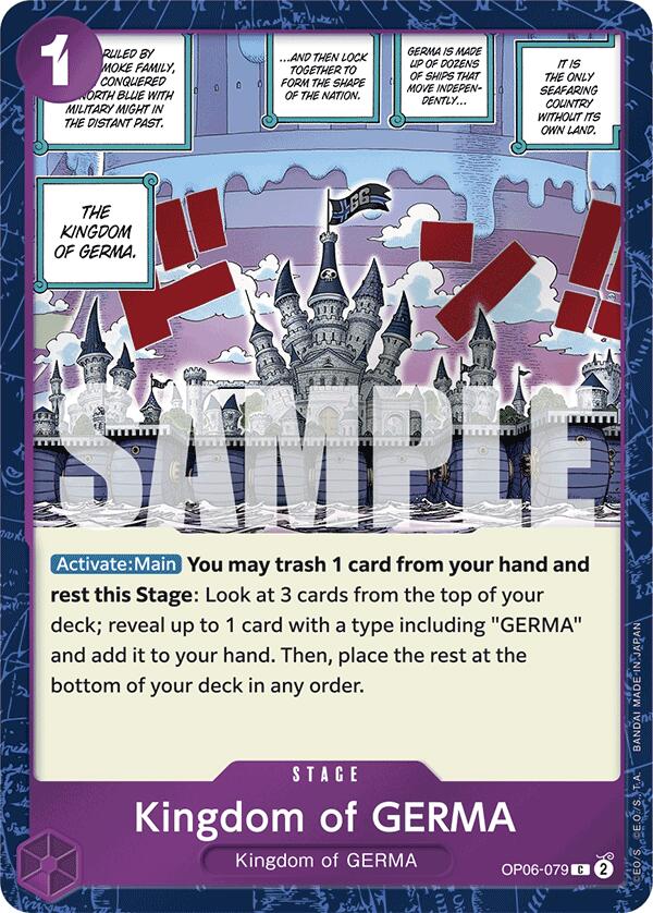 Kingdom of GERMA (Jolly Roger Foil) [Premium Booster -The Best-] | Gamers Paradise