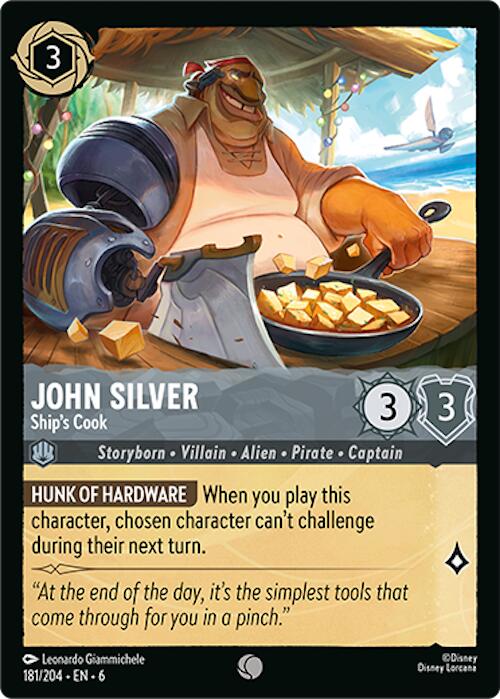 John Silver - Ship's Cook (181/204) [Azurite Sea] | Gamers Paradise