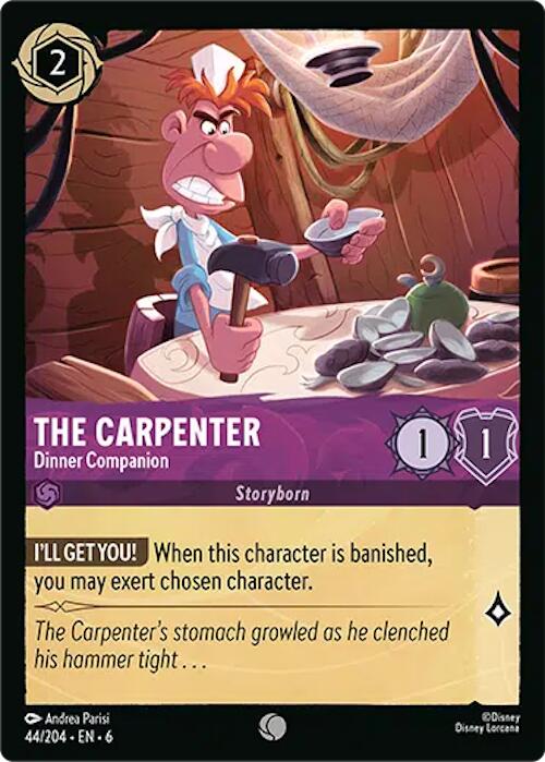 The Carpenter - Dinner Companion (44/204) [Azurite Sea] | Gamers Paradise