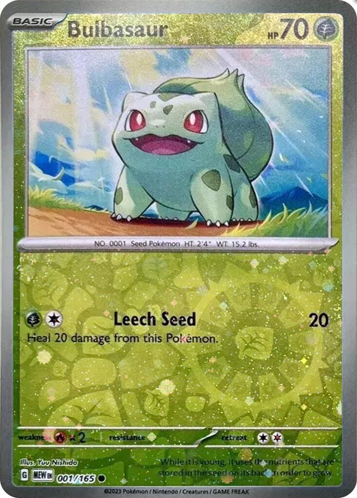 Bulbasaur (001/165) (Cosmos Holo) (Costco Exclusive) [Miscellaneous Cards] | Gamers Paradise