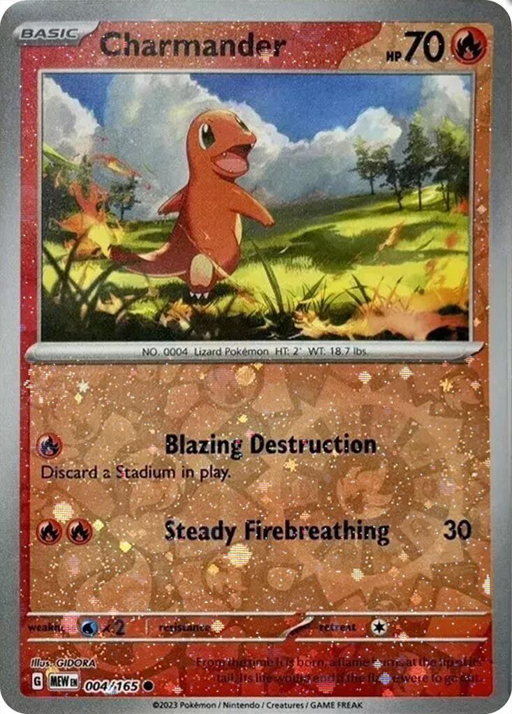 Charmander (004/165) (Cosmos Holo) (Costco Exclusive) [Miscellaneous Cards] | Gamers Paradise