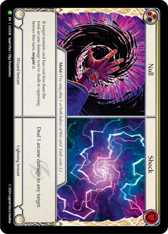 Null // Shock [LGS336] (Promo)  Cold Foil | Gamers Paradise