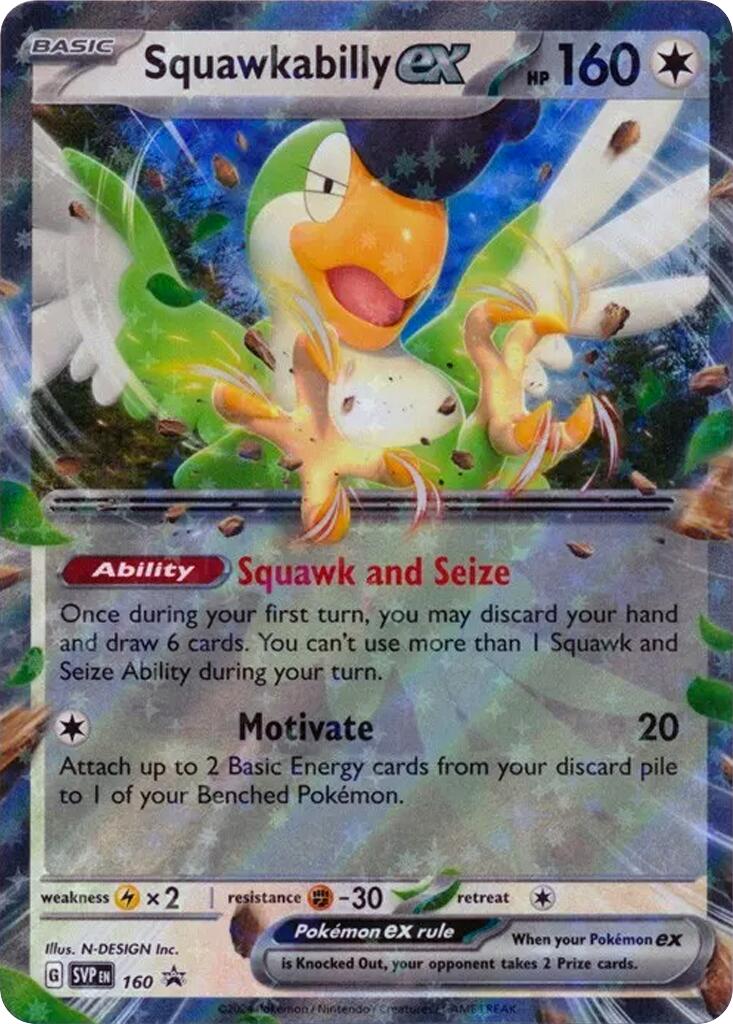 Squawkabilly ex (SVP160) [Scarlet & Violet Promo Cards] | Gamers Paradise