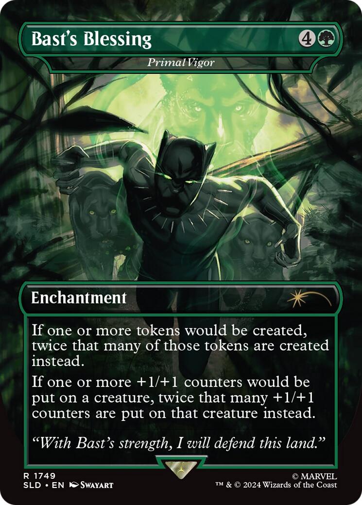 Bast's Blessing - Primal Vigor (Rainbow Foil) [Secret Lair Drop Series] | Gamers Paradise